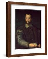 Portrait of Cosimo I De' Medici-Agnolo Bronzino-Framed Giclee Print