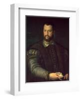 Portrait of Cosimo I De' Medici-Agnolo Bronzino-Framed Giclee Print