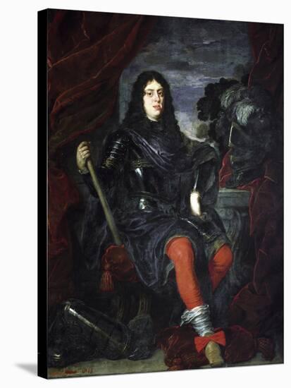 Portrait of Cosimo III De Medici as a Young Man by Justus Sustermans-null-Stretched Canvas
