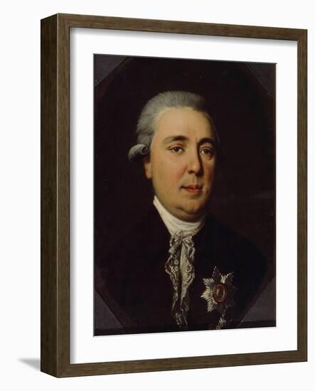 Portrait of Count Alexander Romanovich Vorontsov (1741-180)-Johann Heinrich Schmidt-Framed Giclee Print