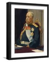 Portrait of Count Alexei Ignatyev, the Member of the State Council, Minister of the Interior, 1902-Boris Michaylovich Kustodiev-Framed Giclee Print