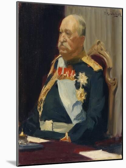 Portrait of Count Alexei Ignatyev, the Member of the State Council, Minister of the Interior, 1902-Boris Michaylovich Kustodiev-Mounted Giclee Print