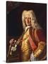 Portrait of Count Aloys Thomas Raimund Von Harrach, Viceroy of Naples, Ca 1730-Francesco Solimena-Stretched Canvas