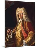 Portrait of Count Aloys Thomas Raimund Von Harrach, Viceroy of Naples, Ca 1730-Francesco Solimena-Mounted Giclee Print