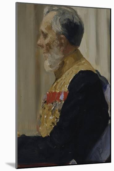 Portrait of Count Constantin Ivanovich Von Der Pahlen, 1903-Ilya Yefimovich Repin-Mounted Giclee Print