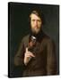 Portrait of Count Felix D'Arjuzon (1800-74) 1841-Hippolyte Flandrin-Stretched Canvas