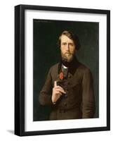 Portrait of Count Felix D'Arjuzon (1800-74) 1841-Hippolyte Flandrin-Framed Giclee Print