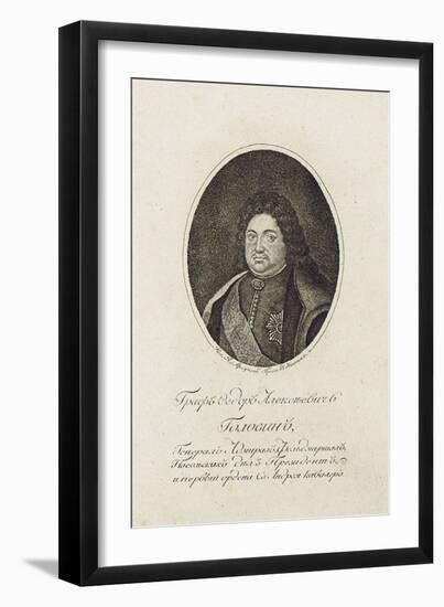 Portrait of Count Feodor Alekseyevich Golovin (1650-170)-Nikolai Grigoryevich Ivanov-Framed Giclee Print