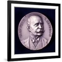 Portrait of Count Ferdinand Von Zeppelin-null-Framed Giclee Print