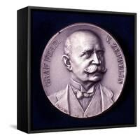 Portrait of Count Ferdinand Von Zeppelin-null-Framed Stretched Canvas