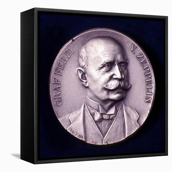 Portrait of Count Ferdinand Von Zeppelin-null-Framed Stretched Canvas