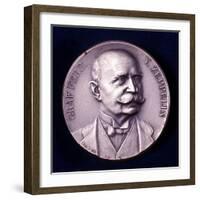 Portrait of Count Ferdinand Von Zeppelin-null-Framed Giclee Print