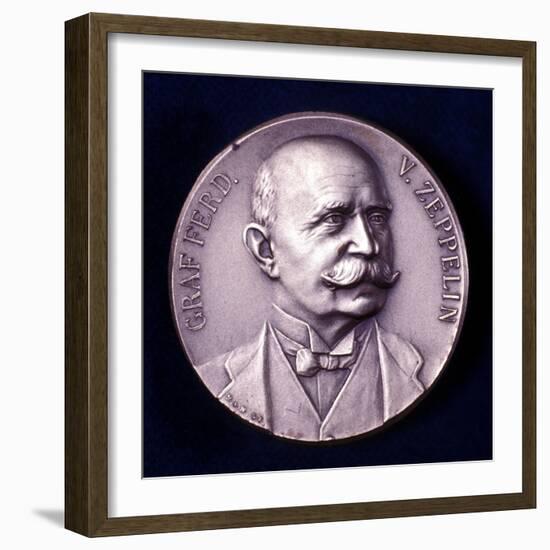 Portrait of Count Ferdinand Von Zeppelin-null-Framed Giclee Print