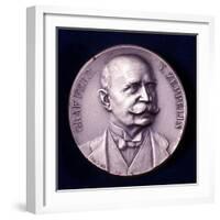 Portrait of Count Ferdinand Von Zeppelin-null-Framed Giclee Print