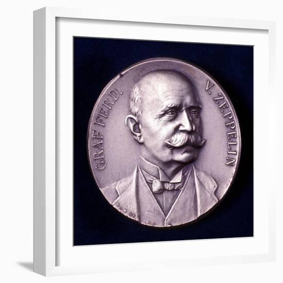 Portrait of Count Ferdinand Von Zeppelin-null-Framed Giclee Print