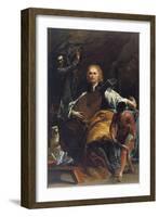 Portrait of Count Fulvio Grati-Giuseppe Maria Crespi-Framed Giclee Print