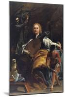 Portrait of Count Fulvio Grati-Giuseppe Maria Crespi-Mounted Giclee Print