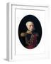 Portrait of Count Fyodor Petrovich Litke (1797-188)-Sergei Konstantinovich Zaryanko-Framed Giclee Print