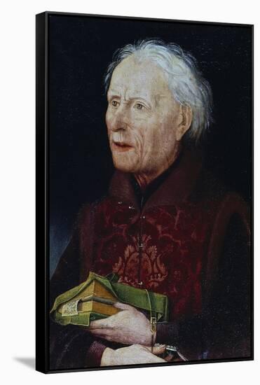 Portrait of Count Georg Von Loewenstein-Hans Pleydenwurff-Framed Stretched Canvas