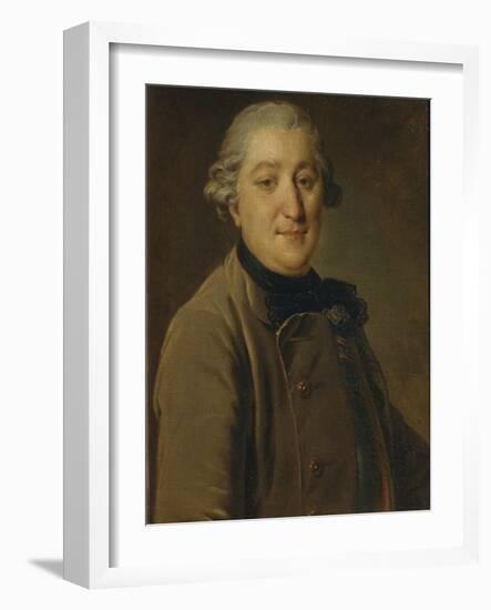 Portrait of Count Ivan Grigoryevich Orlov (1738-179), Between 1762 and 1765-Fyodor Stepanovich Rokotov-Framed Giclee Print