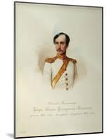 Portrait of Count Ivan Grigoryevich Von Nostitz-null-Mounted Giclee Print