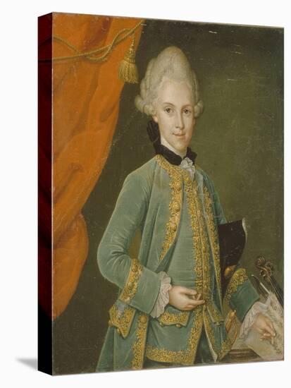 Portrait of Count Karl Gustav Von Simolin (1715-177)-Leonhard Schorer-Stretched Canvas