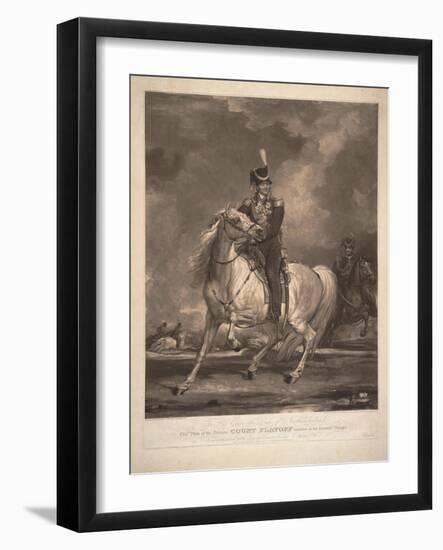 Portrait of Count Matvei Ivanovich Platov (1757-181), 1815-Thomas Phillips-Framed Giclee Print