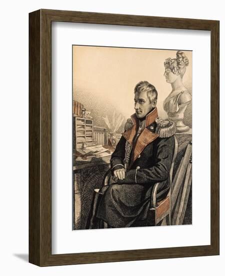 Portrait of Count Mikhail Vorontsov (1782-185), 1820S-Carl Von Hampeln-Framed Giclee Print