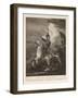 Portrait of Count Platov (1751-1818) on Horseback-Alexander Orlowski-Framed Giclee Print