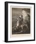 Portrait of Count Platov (1751-1818) on Horseback-Alexander Orlowski-Framed Giclee Print