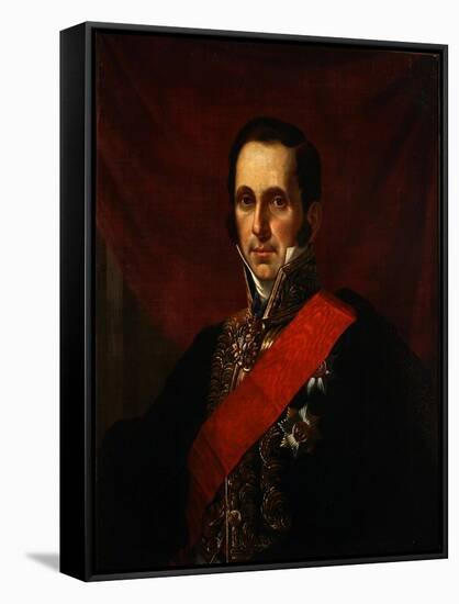 Portrait of Count Sergey Semionovich Uvarov (1786-185), 1844-Jan Ksawery Kaniewski-Framed Stretched Canvas