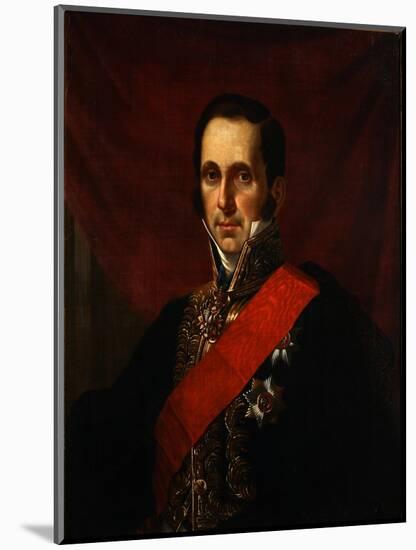 Portrait of Count Sergey Semionovich Uvarov (1786-185), 1844-Jan Ksawery Kaniewski-Mounted Giclee Print