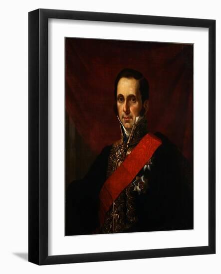 Portrait of Count Sergey Semionovich Uvarov (1786-185), 1844-Jan Ksawery Kaniewski-Framed Giclee Print