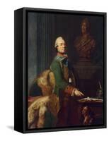 Portrait of Count Zakhar Chernyshov, Ca 1776-Alexander Roslin-Framed Stretched Canvas