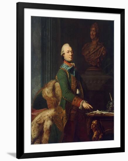 Portrait of Count Zakhar Chernyshov, Ca 1776-Alexander Roslin-Framed Giclee Print