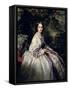 Portrait of Countess Alexander Nikolaevitch Lamsdorff, 1859-Franz Xaver Winterhalter-Framed Stretched Canvas