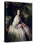 Portrait of Countess Alexander Nikolaevitch Lamsdorff, 1859-Franz Xaver Winterhalter-Stretched Canvas