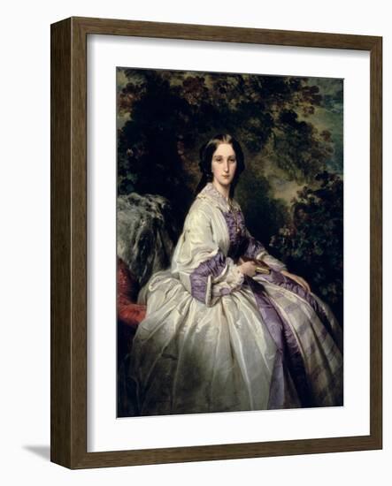 Portrait of Countess Alexander Nikolaevitch Lamsdorff, 1859-Franz Xaver Winterhalter-Framed Giclee Print