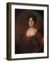 Portrait of Countess Anastasia Petrovna Golitsyna (1665-172), Née Prozorovskaya, 1728-Andrei Matveyevich Matveyev-Framed Giclee Print