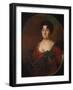 Portrait of Countess Anastasia Petrovna Golitsyna (1665-172), Née Prozorovskaya, 1728-Andrei Matveyevich Matveyev-Framed Giclee Print