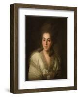 Portrait of Countess Anna Alexandrovna Golitsyna (1739-181), Née Baroness Stroganova, 1777-Fyodor Stepanovich Rokotov-Framed Giclee Print