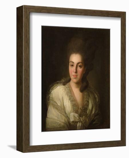 Portrait of Countess Anna Alexandrovna Golitsyna (1739-181), Née Baroness Stroganova, 1777-Fyodor Stepanovich Rokotov-Framed Giclee Print