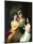 Portrait of Countess Anna Bezborodko with Her Daughters Lyubov and Cleopatra, 1803-Vladimir Lukich Borovikovsky-Mounted Premium Giclee Print