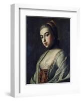 Portrait of Countess Anna Vorontsova (1743-176), 1761-Alexei Petrovich Antropov-Framed Giclee Print