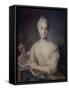 Portrait of Countess Anna Vorontsova (1743-176), Ca 1758-Louis Tocqué-Framed Stretched Canvas