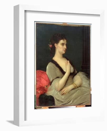 Portrait of Countess E.A. Vorontova-Dashkova, 1873-Alexandre Cabanel-Framed Giclee Print