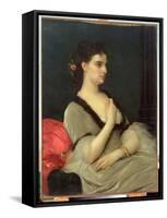 Portrait of Countess E.A. Vorontova-Dashkova, 1873-Alexandre Cabanel-Framed Stretched Canvas