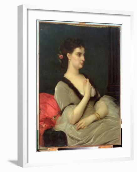 Portrait of Countess E.A. Vorontova-Dashkova, 1873-Alexandre Cabanel-Framed Giclee Print