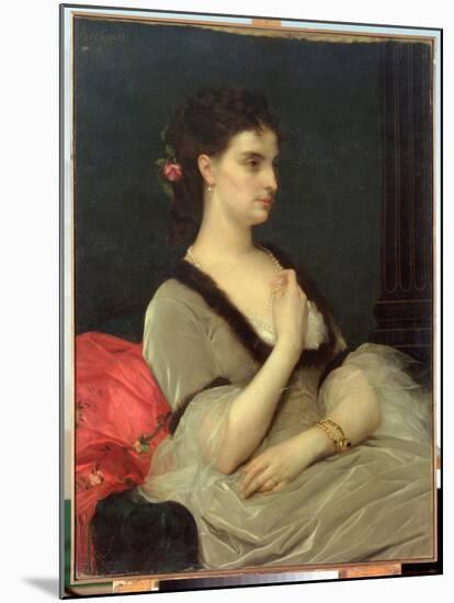Portrait of Countess E.A. Vorontova-Dashkova, 1873-Alexandre Cabanel-Mounted Giclee Print