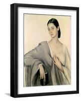 Portrait of Countess Eliso Dadiani, 1919-Savelij Abramovich Sorin-Framed Giclee Print